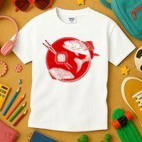 Anime Sushi Logo Salmon Sashimi Sushi Kids T-Shirt thumb 3