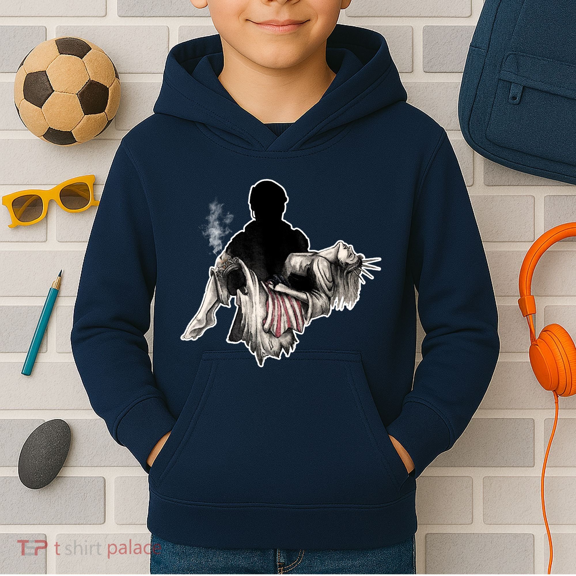America Save Liberty Kids Hoodie