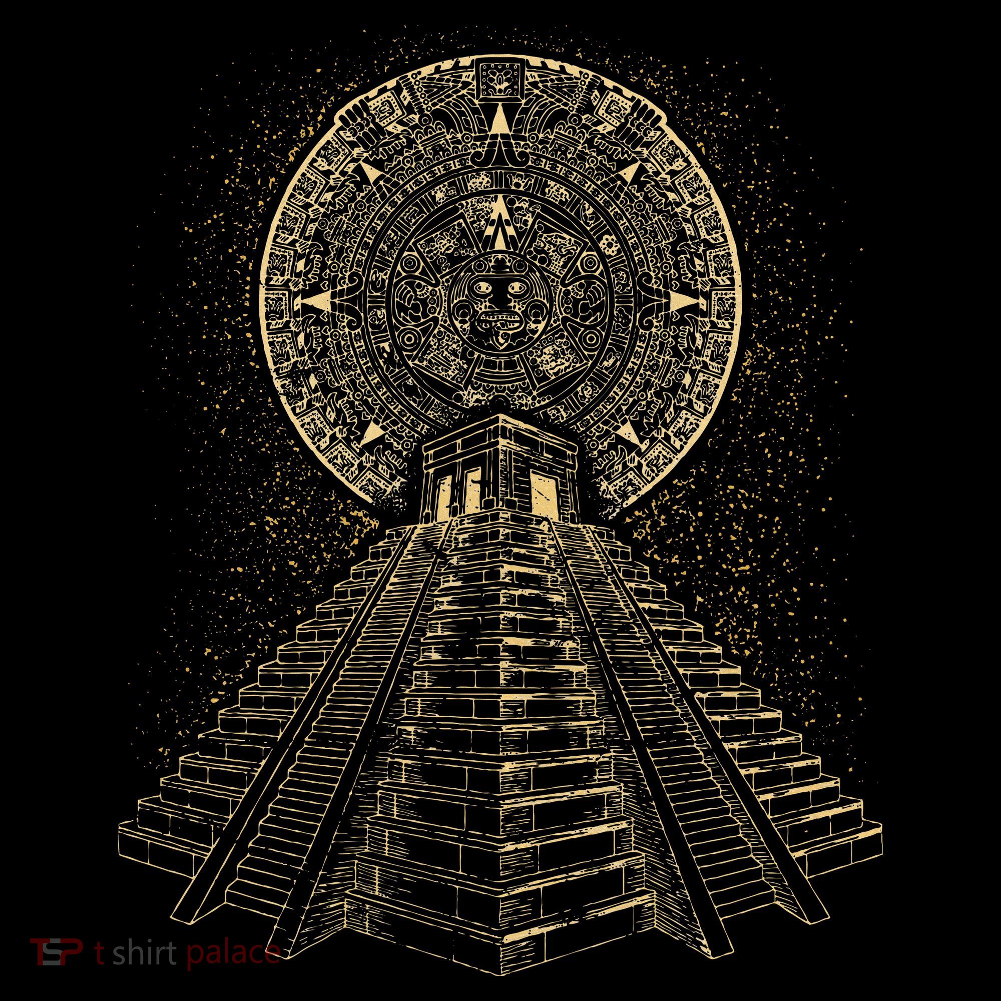 Ancient Sacred Mayan Aztec Calendar Pyramid Geometry Baby Bodysuit