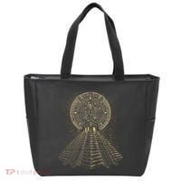 Ancient Sacred Mayan Aztec Calendar Pyramid Geometry Tote Bag thumb 0