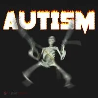 Autism Skeleton Meme Doggie Tank thumb 4