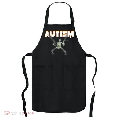 Autism Skeleton Meme Apron