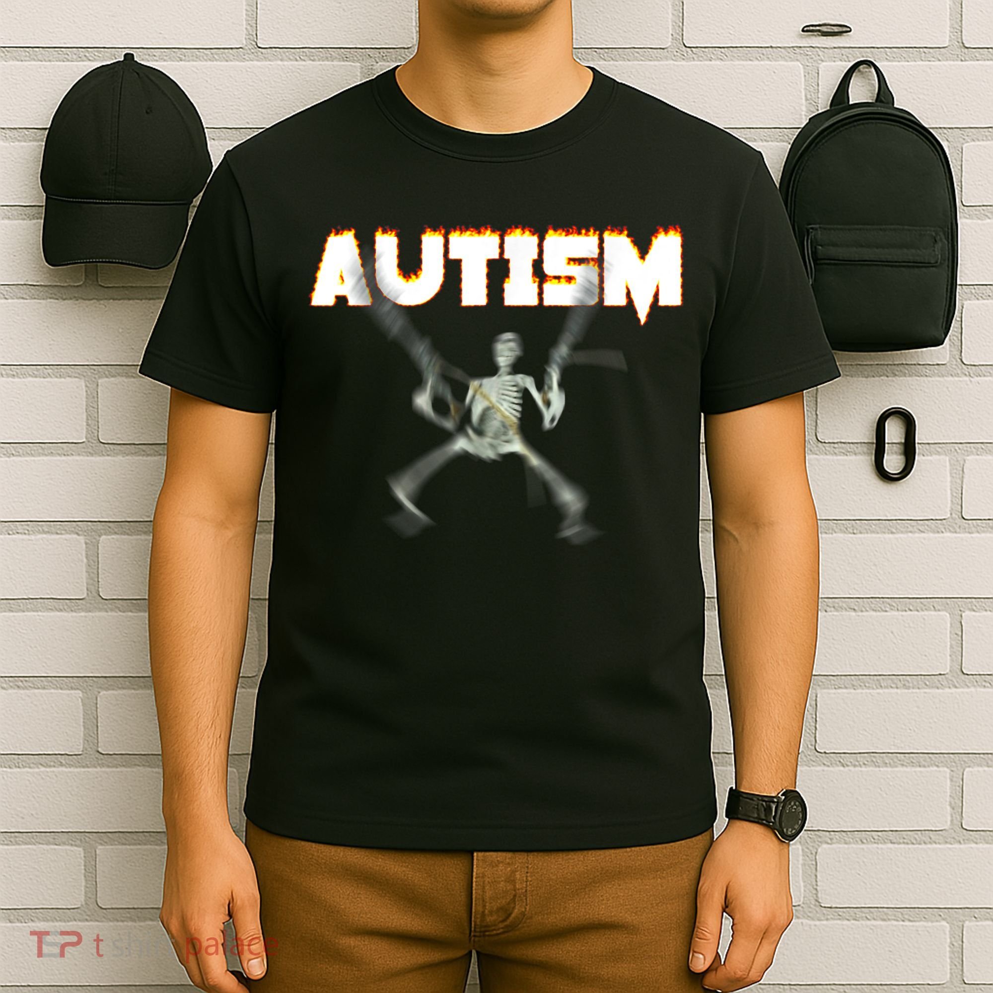 Autism Skeleton Meme T-Shirt