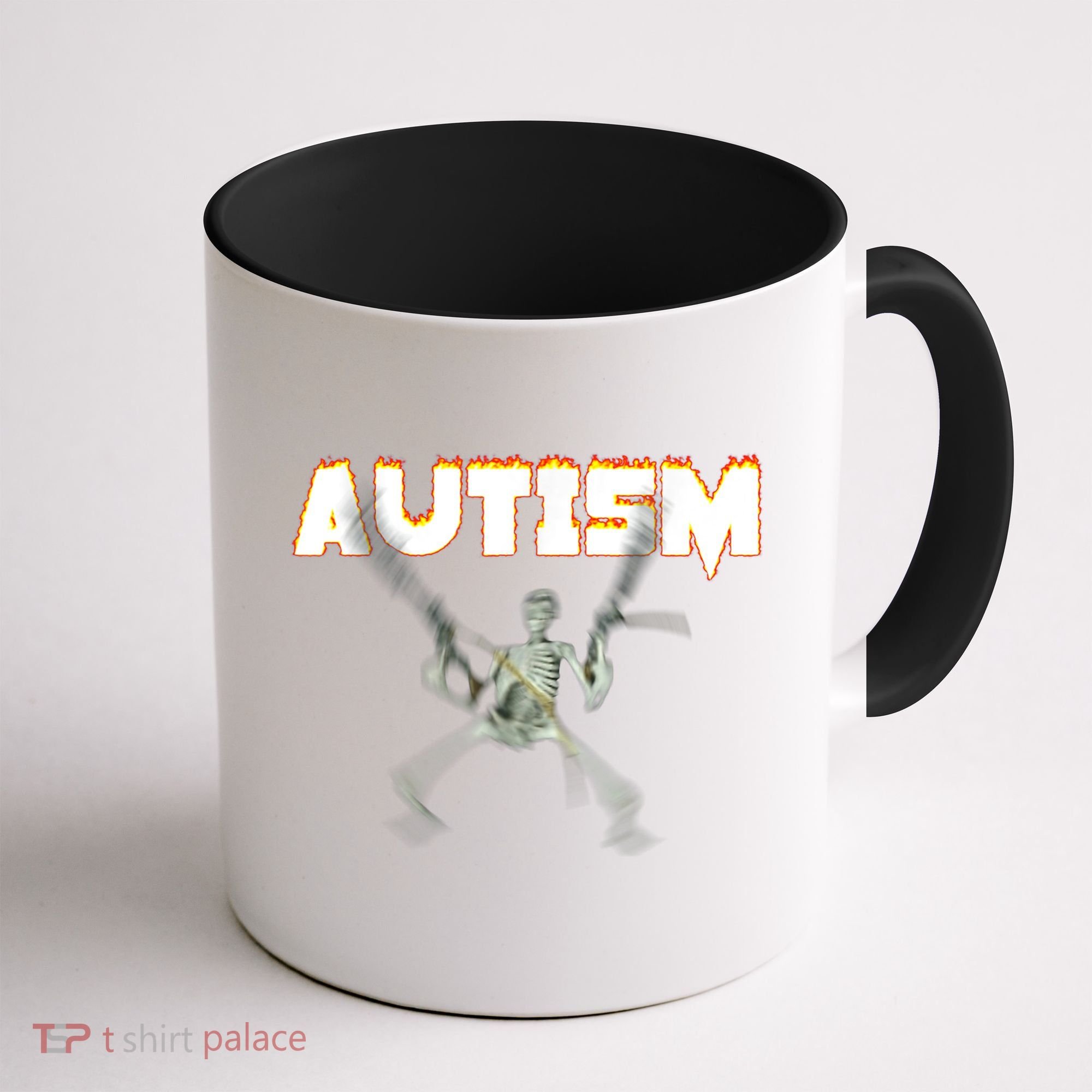 Autism Skeleton Meme Coffee Mug