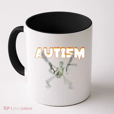 Autism Skeleton Meme Coffee Mug
