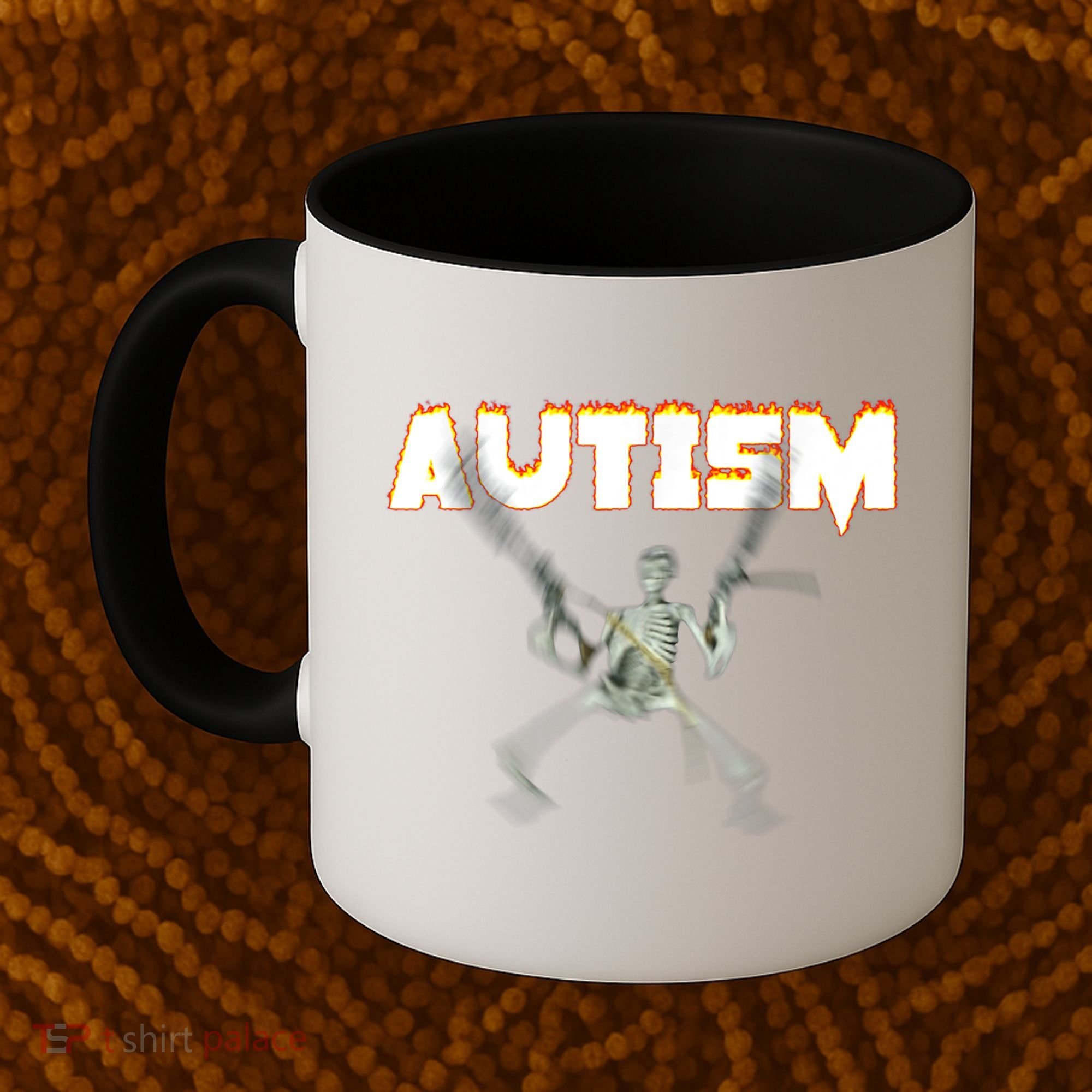 Autism Skeleton Meme Coffee Mug