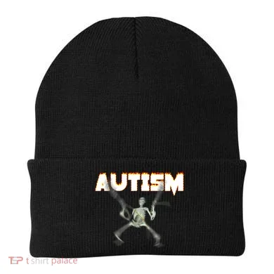 Autism Skeleton Meme Beanie