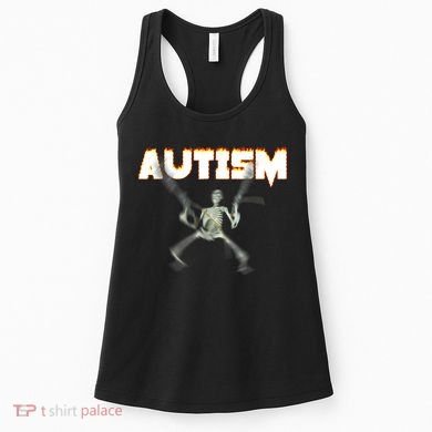 Autism Skeleton Meme Women's Tank Top