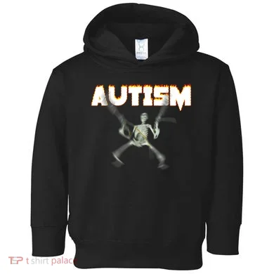 Autism Skeleton Meme Toddler Hoodie