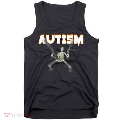 Autism Skeleton Meme Tank Top