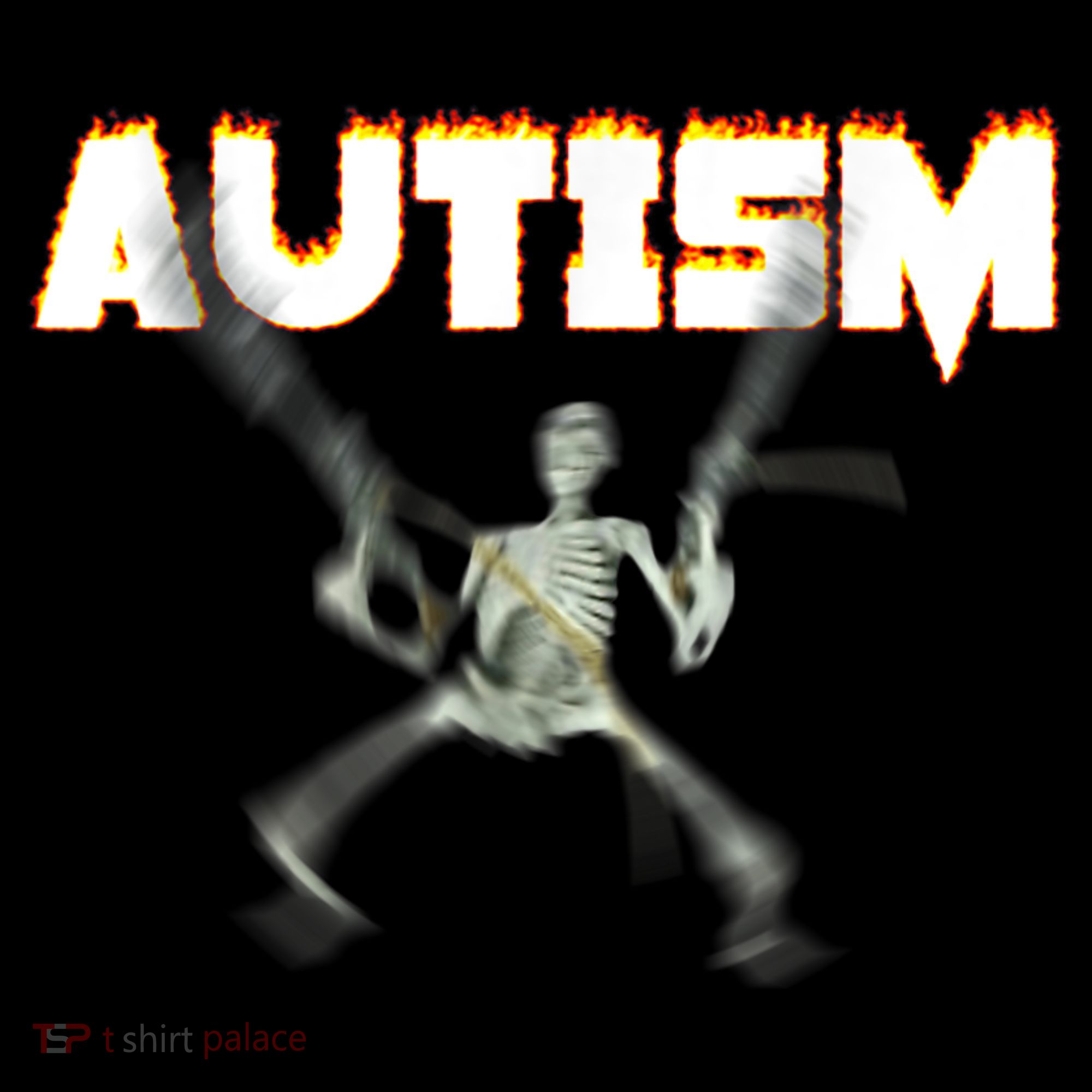 Autism Skeleton Meme Women's Long Sleeve Shirt