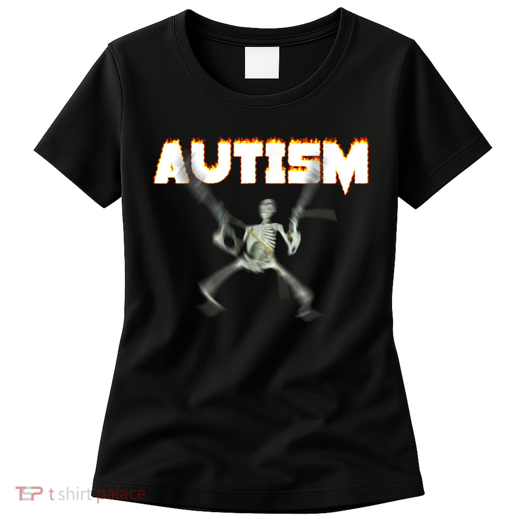 Autism Skeleton Meme Women's T-Shirt
