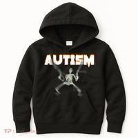 Autism Skeleton Meme Kids Hoodie thumb 0
