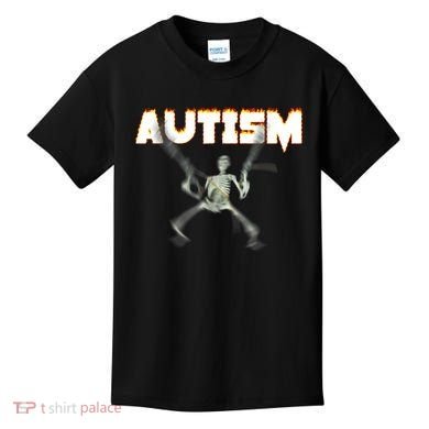 Autism Skeleton Meme Kids T-Shirt