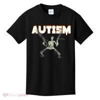 Autism Skeleton Meme Kids T-Shirt thumb 0