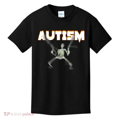 Autism Skeleton Meme Kids T-Shirt
