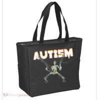 Autism Skeleton Meme Tote Bag thumb 2