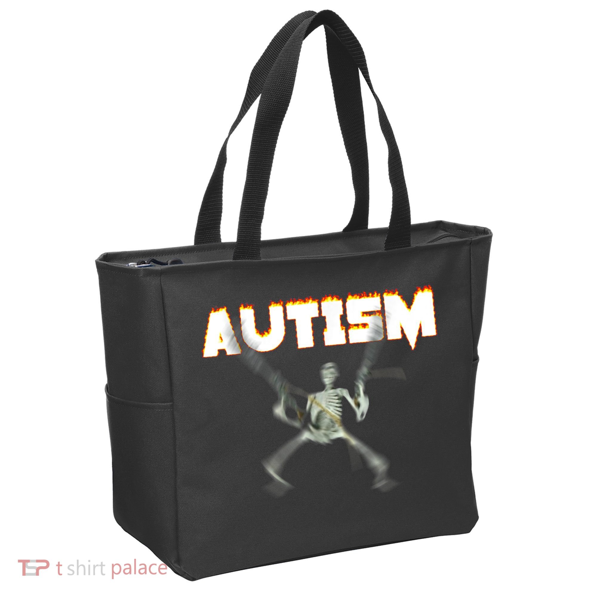 Autism Skeleton Meme Tote Bag