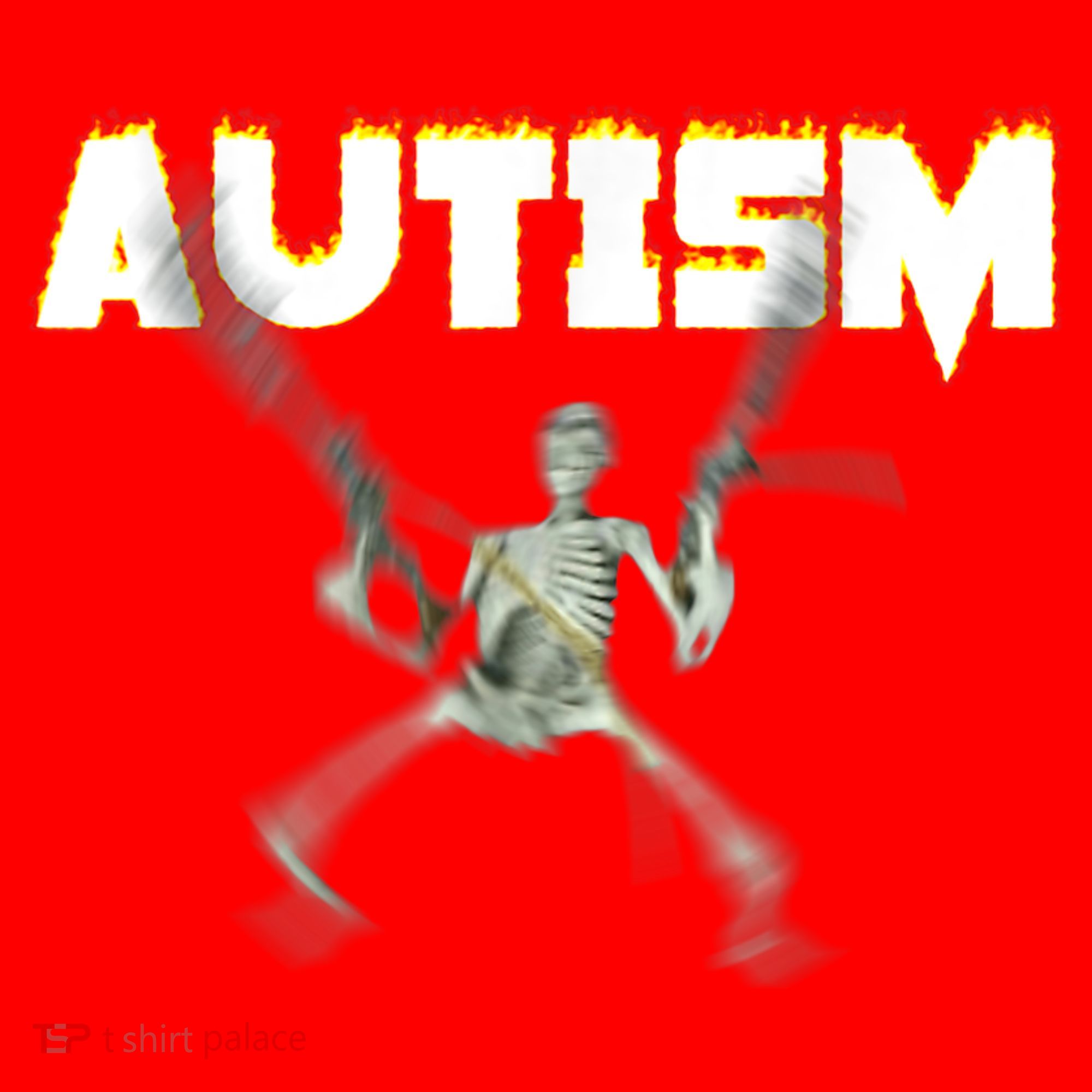 Autism Skeleton Meme Santa Hat