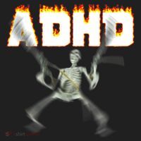 ADHD Skeleton Meme Women's Sweatshirt thumb 2