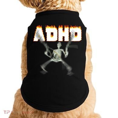 ADHD Skeleton Meme Doggie Tank