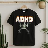 ADHD Skeleton Meme T-Shirt thumb 2