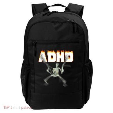 ADHD Skeleton Meme Backpack