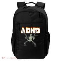 ADHD Skeleton Meme Backpack thumb 0