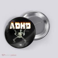 ADHD Skeleton Meme Button thumb 0