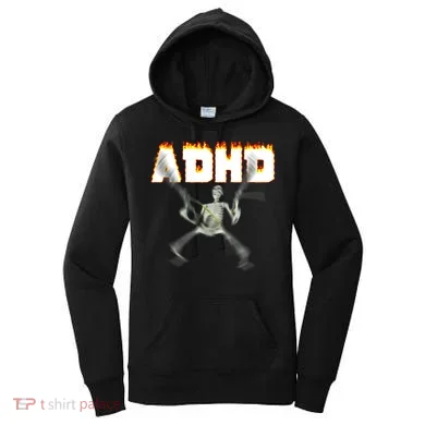 ADHD Skeleton Meme Women's Hoodie
