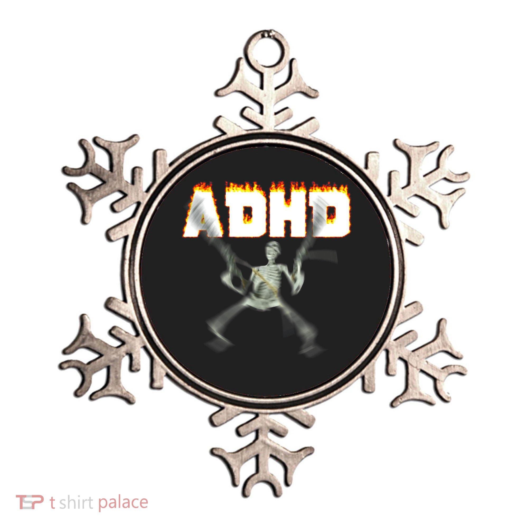 ADHD Skeleton Meme Ornament