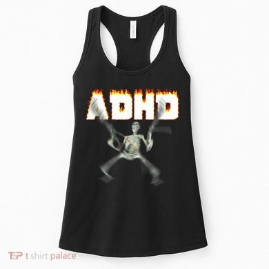 ADHD Skeleton Meme Women's Tank Top