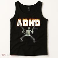 ADHD Skeleton Meme Tank Top thumb 2