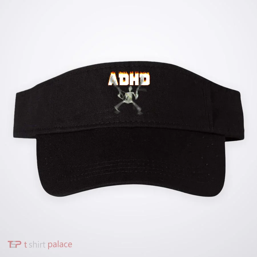 ADHD Skeleton Meme Visor