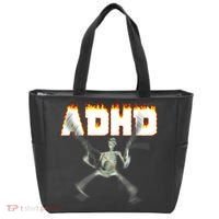 ADHD Skeleton Meme Tote Bag thumb 0
