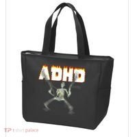 ADHD Skeleton Meme Tote Bag thumb 3