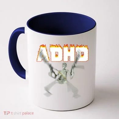ADHD Skeleton Meme Coffee Mug