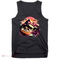 Abstract Swiss Mountains With Wild Nature Tank Top thumb 0