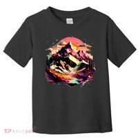 Abstract Swiss Mountains With Wild Nature Toddler T-Shirt thumb 0