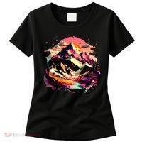 Abstract Swiss Mountains With Wild Nature Women's T-Shirt thumb 0