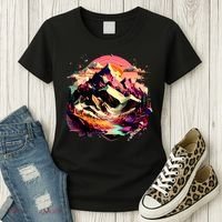 Abstract Swiss Mountains With Wild Nature Women's T-Shirt thumb 3