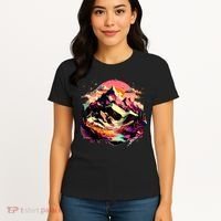 Abstract Swiss Mountains With Wild Nature Women's T-Shirt thumb 4