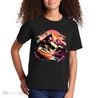 Abstract Swiss Mountains With Wild Nature Kids T-Shirt thumb 2