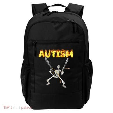 Autism Skeleton Meme Funny Gift Backpack
