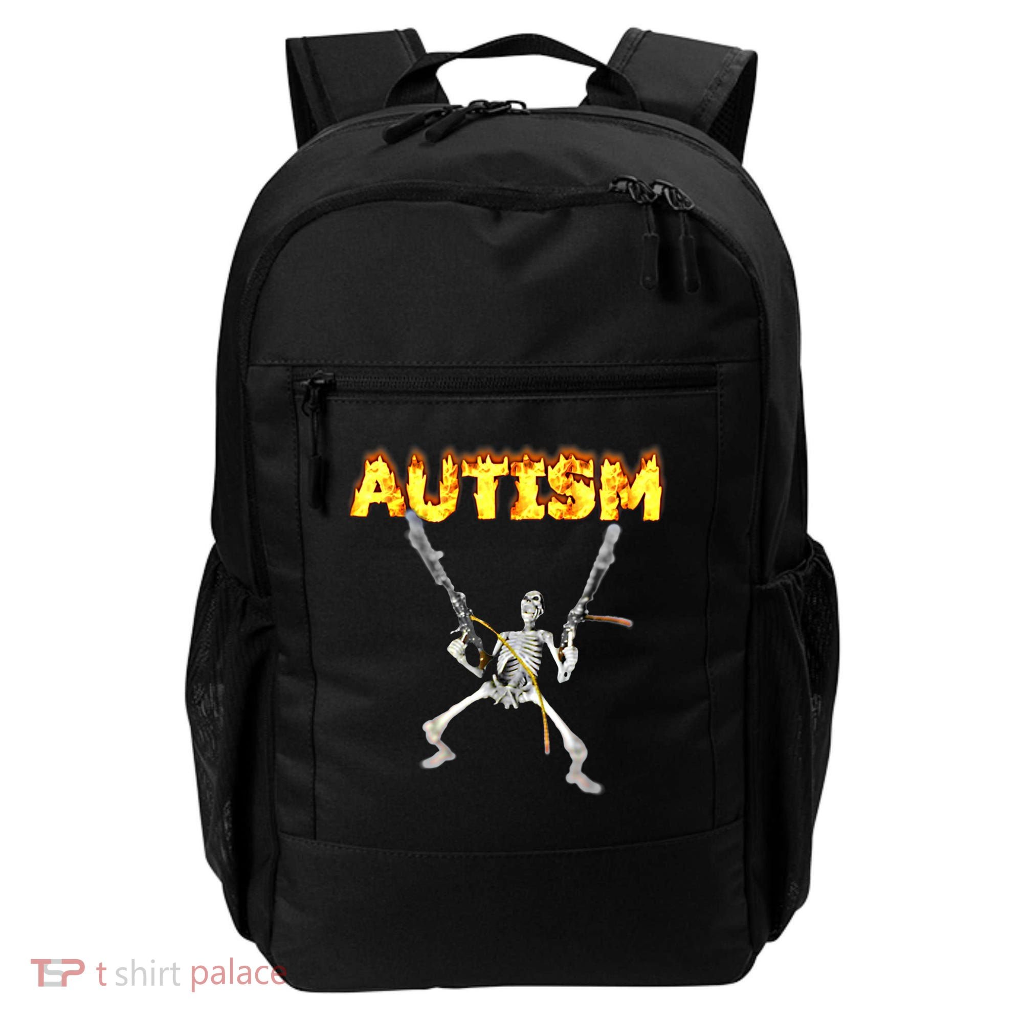 Autism Skeleton Meme Funny Gift Backpack