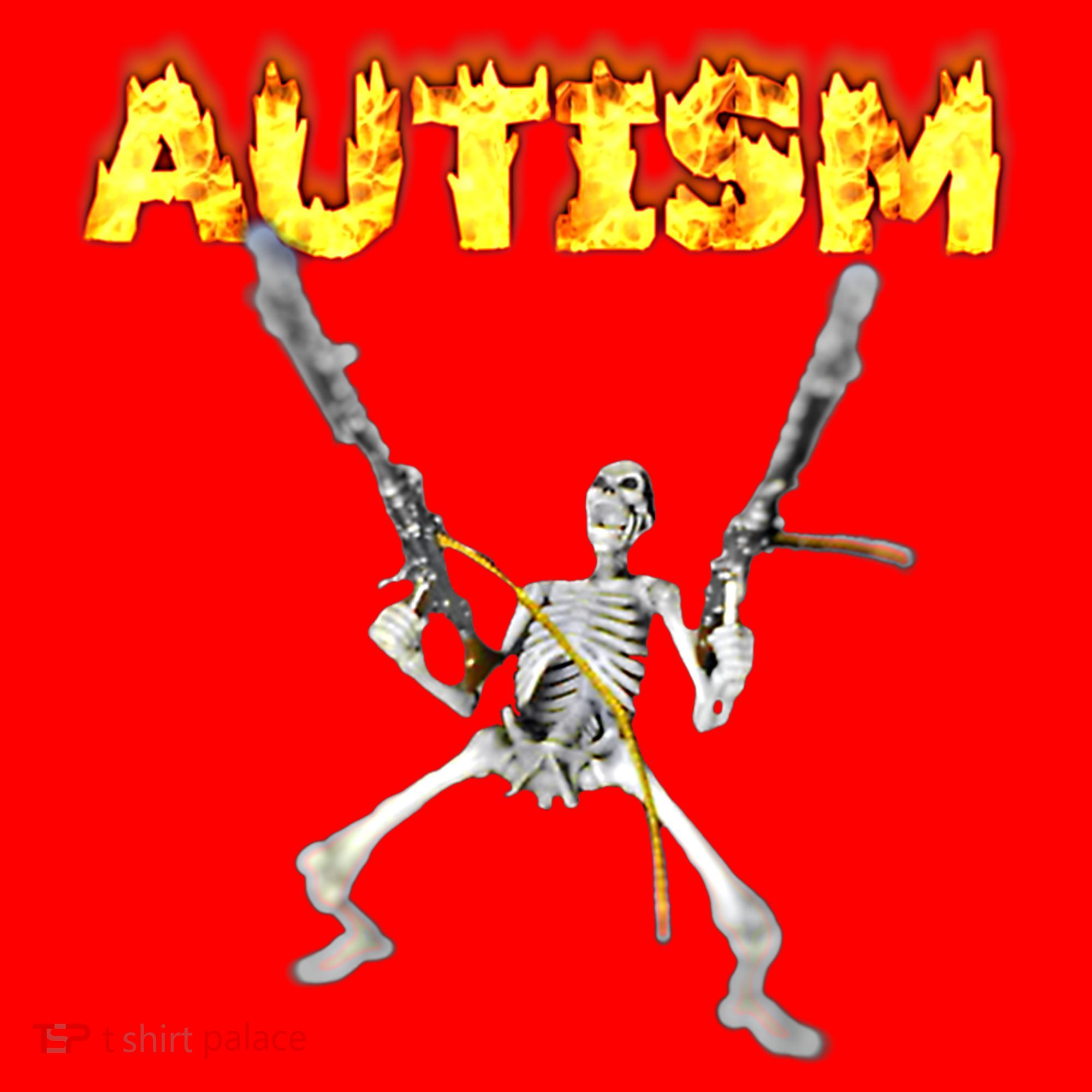 Autism Skeleton Meme Funny Gift Santa Hat