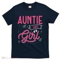 Auntie Says Matching Family Team Gender Reveal T-Shirt thumb 0