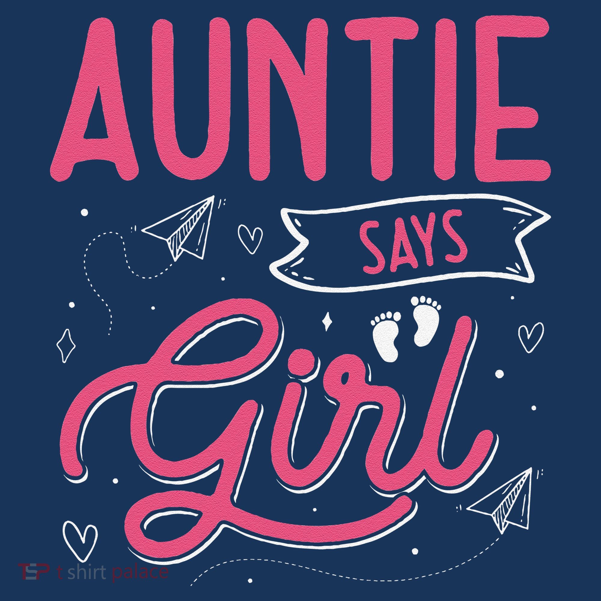 Auntie Says Matching Family Team Gender Reveal Women's Tank Top