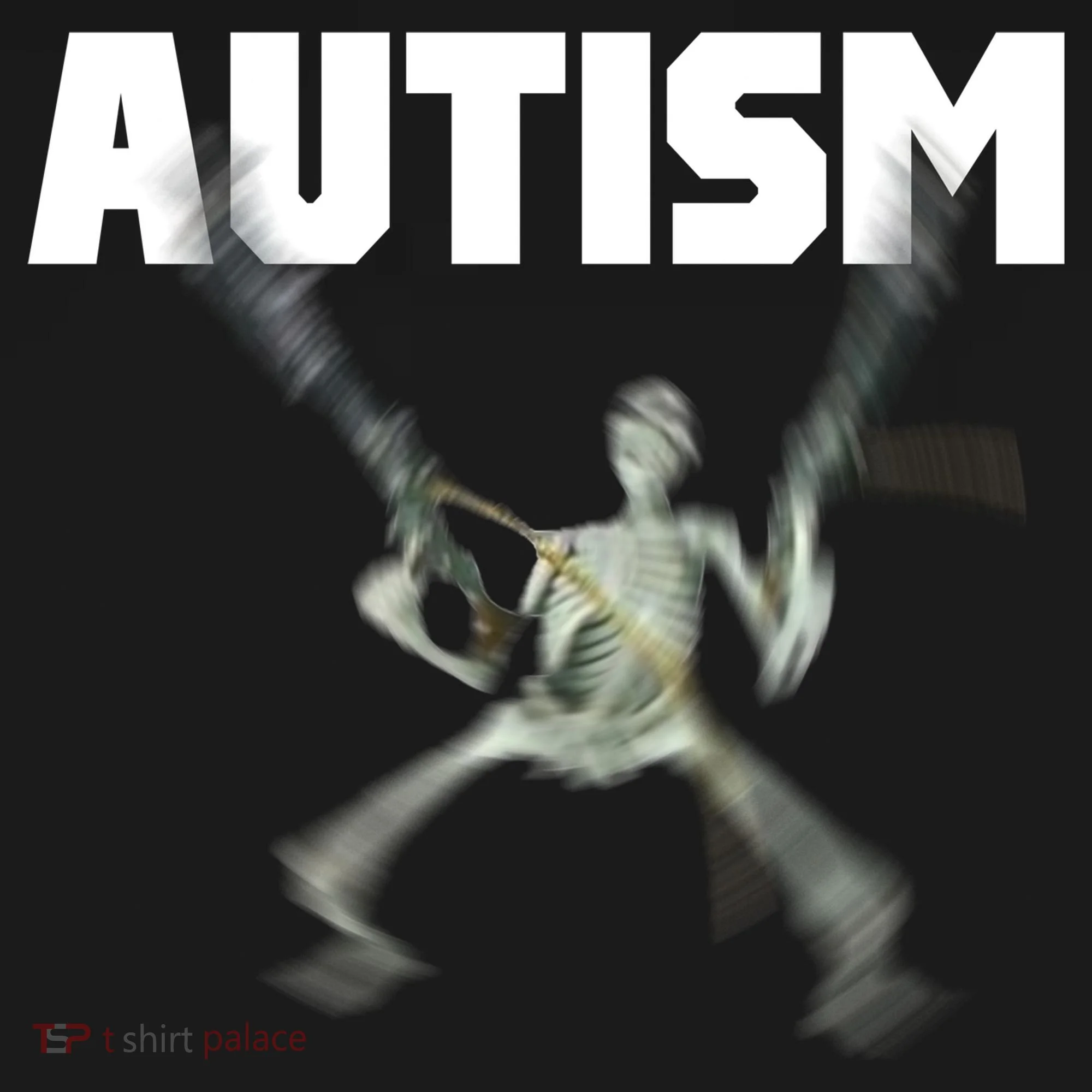Autism Skeleton Meme Doggie Tank