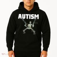 Autism Skeleton Meme Hoodie thumb 2